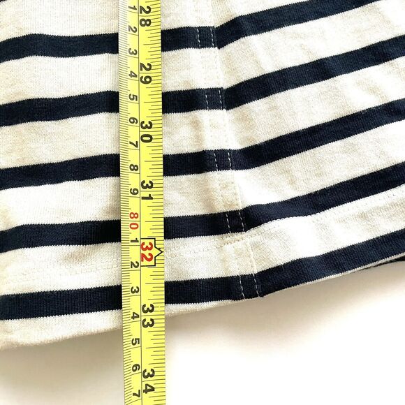 T By Alexander Wang Women’s B&W Striped Cotton Mini Dress Fit & Flare - Picture 6 of 11